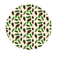 Background Ornamental Spruce Sample Mini Round Pill Box (pack Of 3) by Ravend