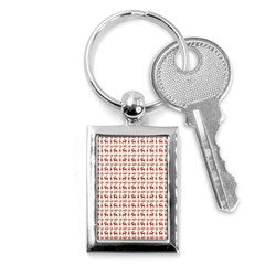 Wrapping Paper Christmas Packaging Surprise Key Chain (Rectangle)