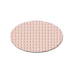 Wrapping Paper Christmas Packaging Surprise Sticker (oval) by Ravend