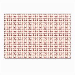 Wrapping Paper Christmas Packaging Surprise Postcards 5  X 7  (pkg Of 10) by Ravend