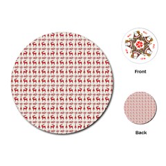 Wrapping Paper Christmas Packaging Surprise Playing Cards Single Design (Round)