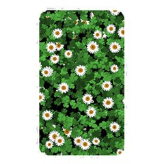 Daisies Clovers Lawn Digital Drawing Background Memory Card Reader (rectangular) by Ravend