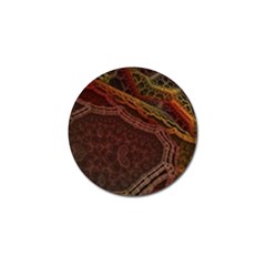 Fractal Pattern Geometric Pattern Disintegration Golf Ball Marker (4 Pack) by Ravend