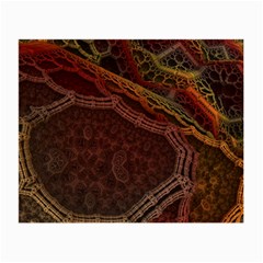 Fractal Pattern Geometric Pattern Disintegration Small Glasses Cloth (2 Sides) by Ravend