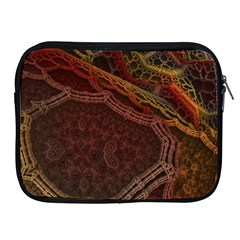 Fractal Pattern Geometric Pattern Disintegration Apple Ipad 2/3/4 Zipper Cases by Ravend