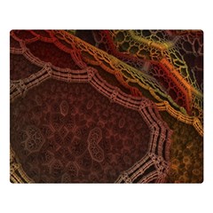 Fractal Pattern Geometric Pattern Disintegration Double Sided Flano Blanket (large) by Ravend