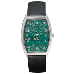 Advent Christmas Time Pre-christmas Time Barrel Style Metal Watch by Ravend