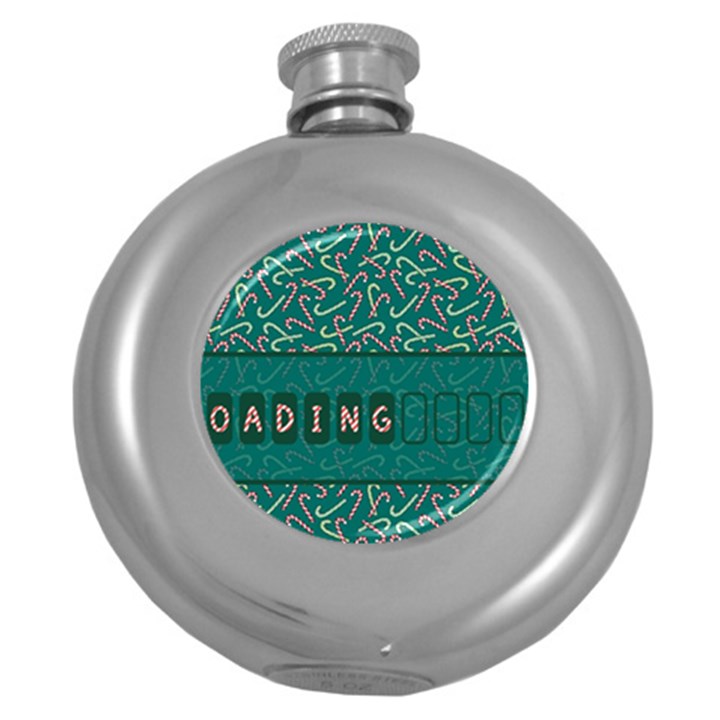 Advent Christmas Time Pre-christmas Time Round Hip Flask (5 oz)