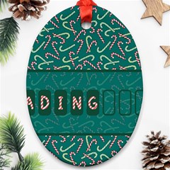 Advent Christmas Time Pre-christmas Time Oval Ornament (two Sides) by Ravend