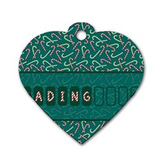 Advent Christmas Time Pre-christmas Time Dog Tag Heart (two Sides) by Ravend