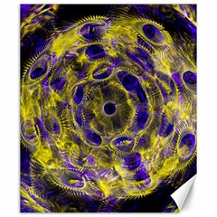 Fractal Glowing Kaleidoscope Canvas 20  X 24  by Ravend