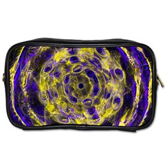 Fractal Glowing Kaleidoscope Toiletries Bag (one Side) by Ravend