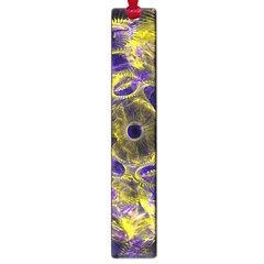 Fractal Glowing Kaleidoscope Large Book Marks by Ravend