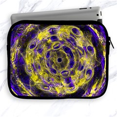 Fractal Glowing Kaleidoscope Apple Ipad 2/3/4 Zipper Cases by Ravend