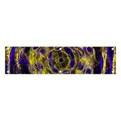 Fractal Glowing Kaleidoscope Banner And Sign 4  X 1 