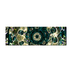 Fractal Glowing Kaleidoscope Wallpaper Art Design Sticker (bumper) by Ravend