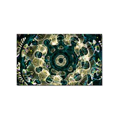 Fractal Glowing Kaleidoscope Wallpaper Art Design Sticker Rectangular (10 Pack) by Ravend