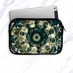 Fractal Glowing Kaleidoscope Wallpaper Art Design Apple Ipad Mini Zipper Cases by Ravend