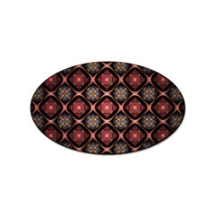 Background Pattern Geometric Wallpaper Seamless Sticker (oval) by Ravend