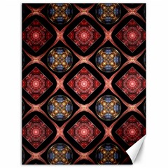 Background Pattern Geometric Wallpaper Seamless Canvas 12  X 16  by Ravend