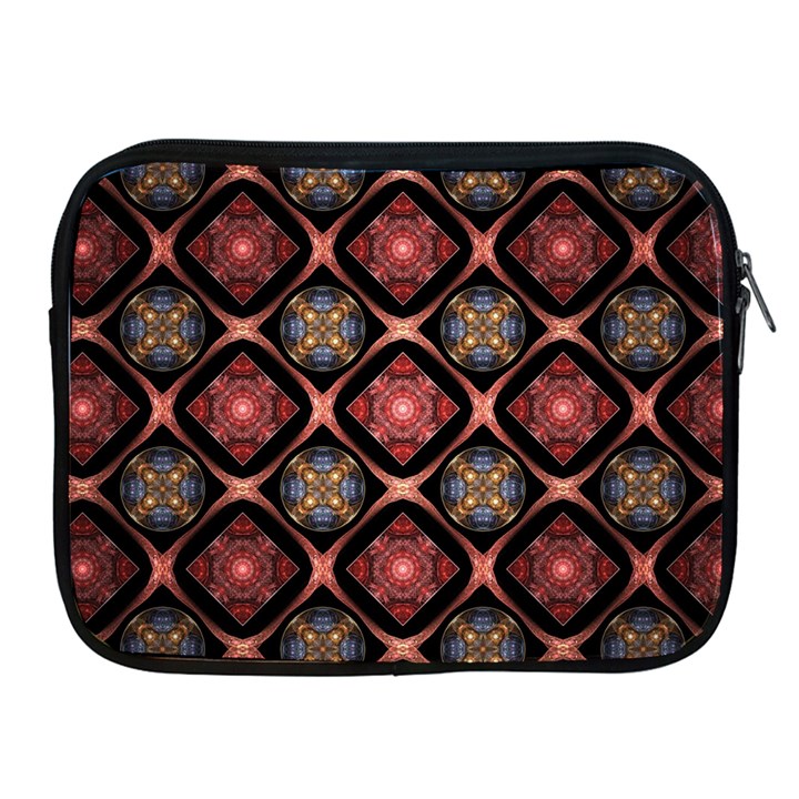 Background Pattern Geometric Wallpaper Seamless Apple iPad 2/3/4 Zipper Cases