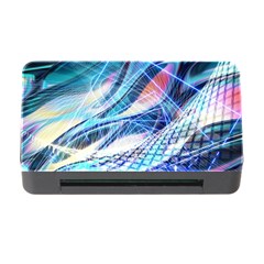 Background Neon Geometric Cubes Colorful Lights Memory Card Reader with CF