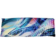 Background Neon Geometric Cubes Colorful Lights Body Pillow Case (Dakimakura)