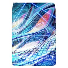 Background Neon Geometric Cubes Colorful Lights Removable Flap Cover (S)