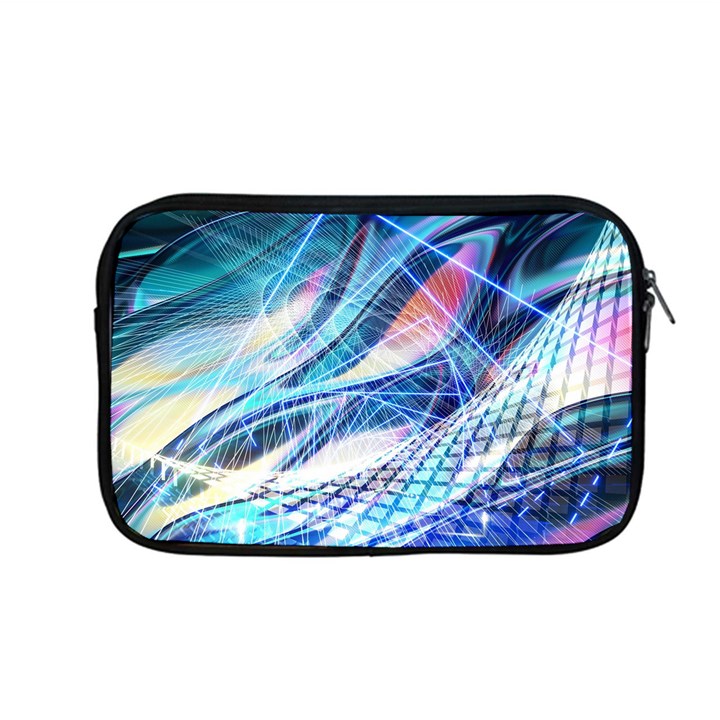 Background Neon Geometric Cubes Colorful Lights Apple MacBook Pro 13  Zipper Case