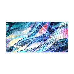 Background Neon Geometric Cubes Colorful Lights Yoga Headband