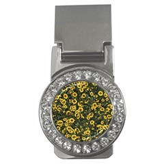 Sunflowers Yellow Flowers Flowers Digital Drawing Money Clips (cz)  by Ravend