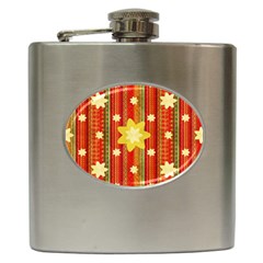 Wallpaper Decor Backdrop Design Art Scrapbooking Hip Flask (6 Oz) by Ravend