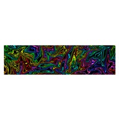 Melting Colours Oblong Satin Scarf (16  X 60 ) by DimensionalClothing