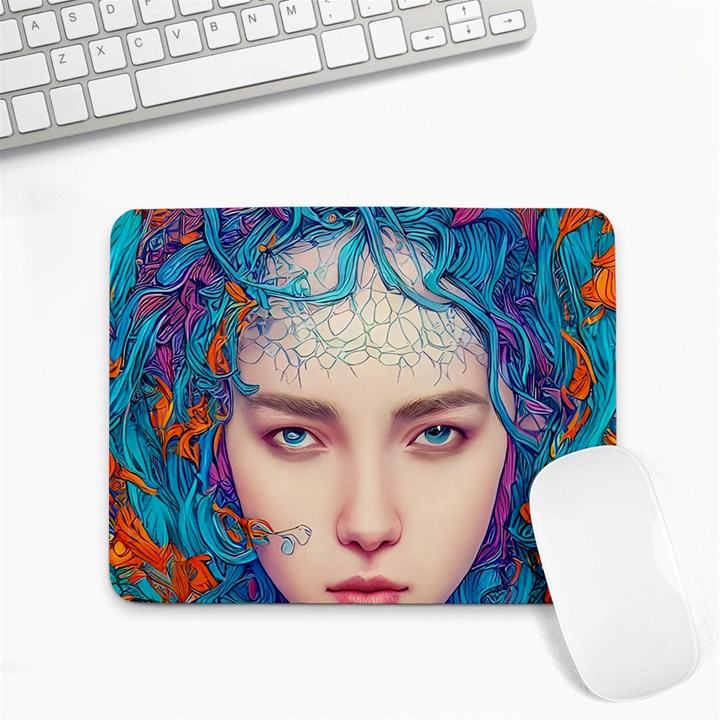 Pepper Colors Girl Small Mousepad