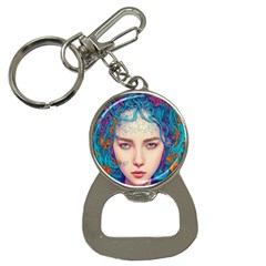 Pepper Colors Girl Bottle Opener Key Chain by Sparkle