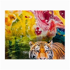 Rainbow Painted Nature Bigcat Small Glasses Cloth by Sparkle