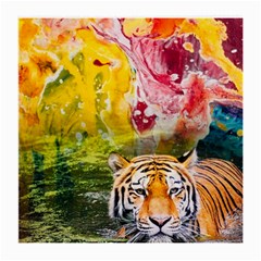 Rainbow Painted Nature Bigcat Medium Glasses Cloth by Sparkle