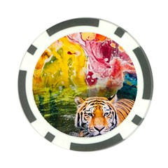 Rainbow Painted Nature Bigcat Poker Chip Card Guard (10 Pack) by Sparkle