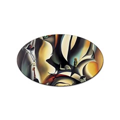 Model Of Picasso Sticker (oval) by Sparkle