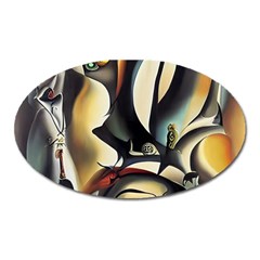 Model Of Picasso Oval Magnet by Sparkle