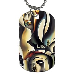 Model Of Picasso Dog Tag (one Side) by Sparkle