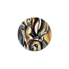 Model Of Picasso Golf Ball Marker by Sparkle