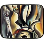 Model Of Picasso Fleece Blanket (Mini) 35 x27  Blanket