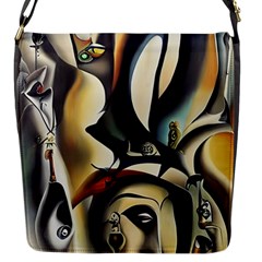 Model Of Picasso Flap Closure Messenger Bag (s) by Sparkle