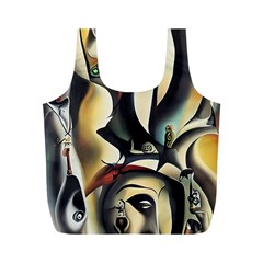 Model Of Picasso Full Print Recycle Bag (m) by Sparkle