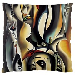 Model Of Picasso Standard Flano Cushion Case (one Side) by Sparkle