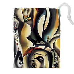 Model Of Picasso Drawstring Pouch (4xl) by Sparkle