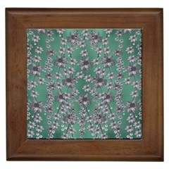 Forest Of Silver Pagoda Vines Framed Tile by pepitasart