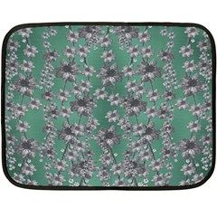 Forest Of Silver Pagoda Vines Fleece Blanket (mini) by pepitasart