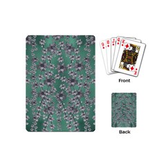 Forest Of Silver Pagoda Vines Playing Cards Single Design (mini) by pepitasart